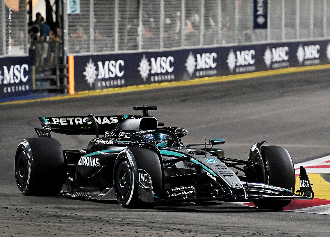 Mercedes F1 W16 AMG Petronas F1 Sieger GP Singapur 2025