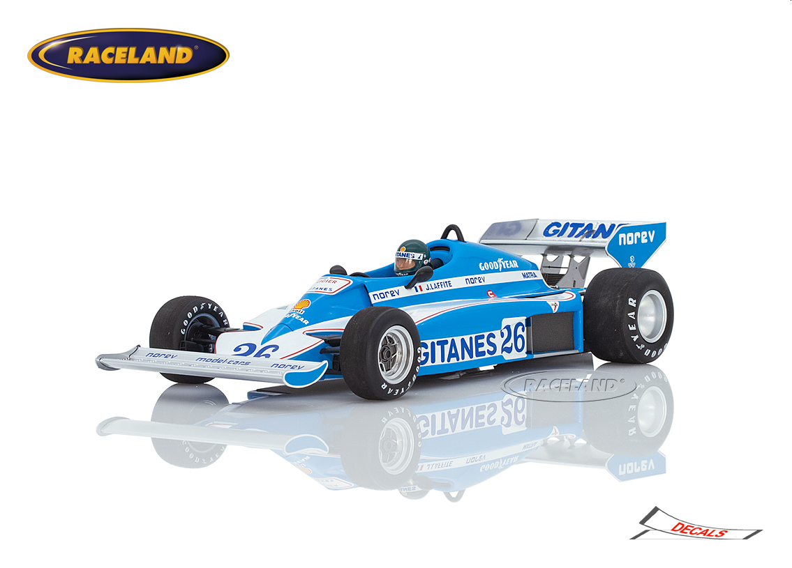 Ligier JS7 Matra V12 F1 Gitanes Sieger GP Schweden Anderstorp 1977