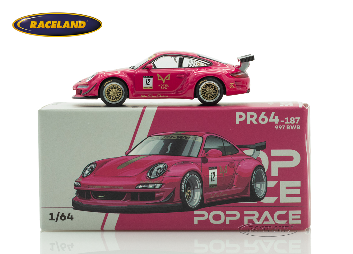 Porsche 997 RWB AVA custom - pink