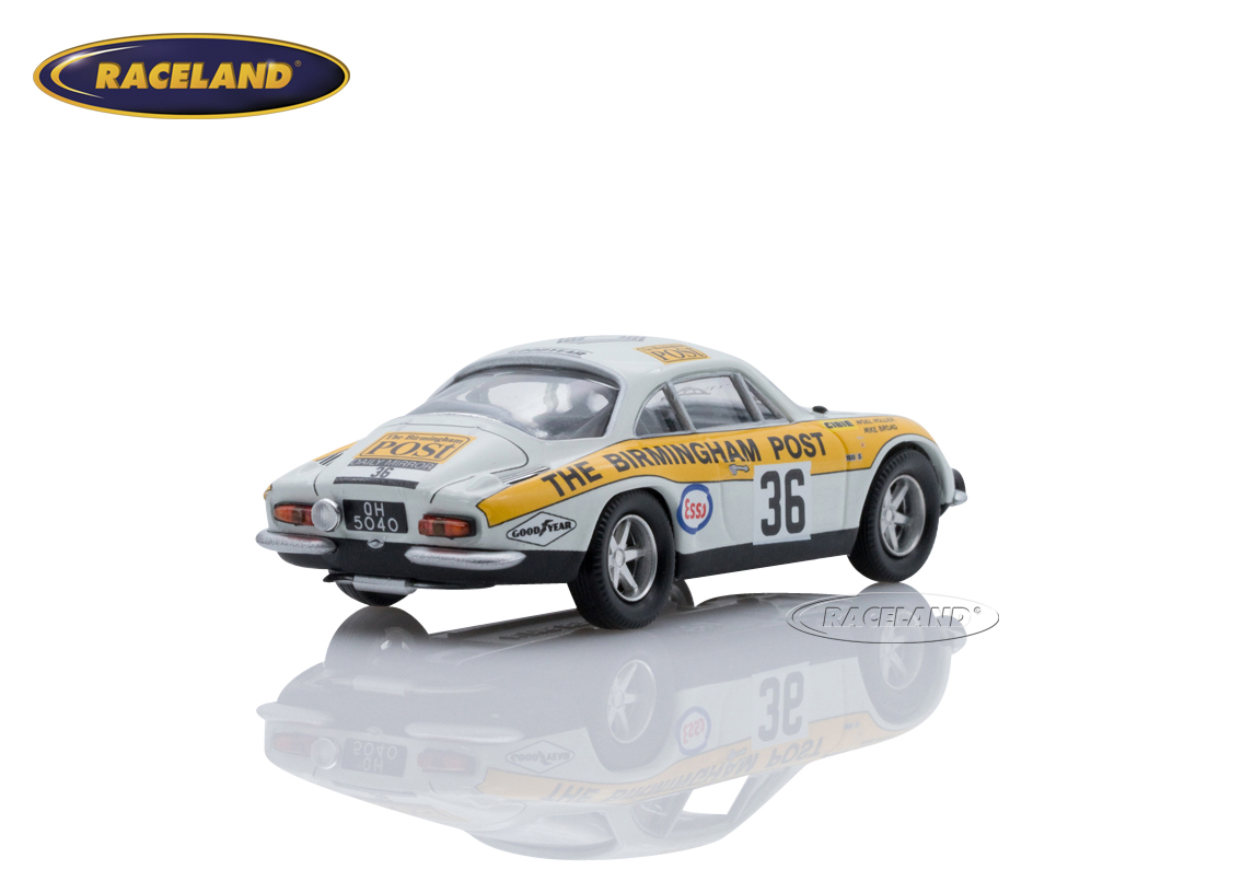Alpine Renault A110 The Birmingham Post RAC Rallye 1971