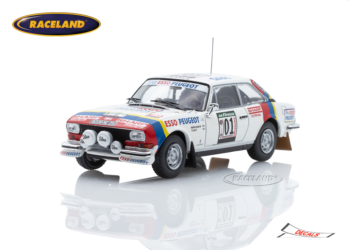 Peugeot 504 Coupe V6 Esso Peugeot 2° Rallye Elfenbeinküste 1978