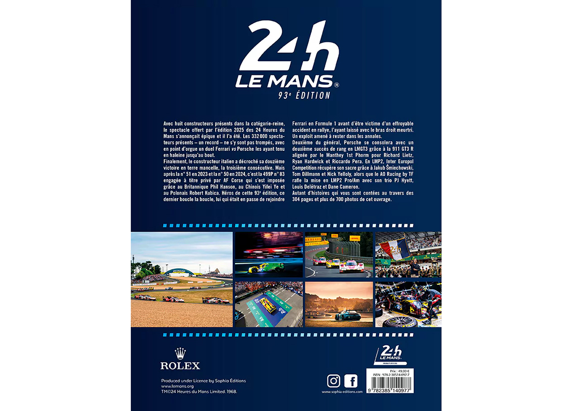 Les 24 Heures du Mans 2025 das offizielle Jahrbuch des ACO
