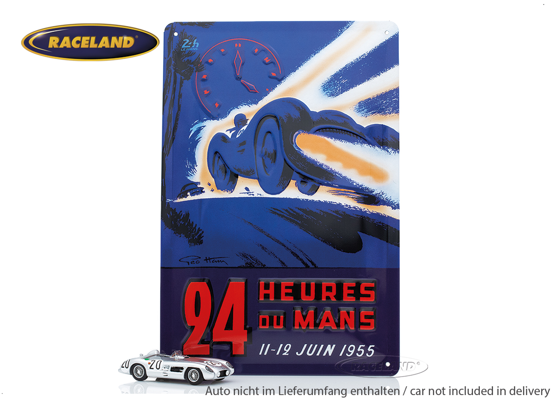 Blechschild 24h Le Mans Racing Night 20 x 30cm
