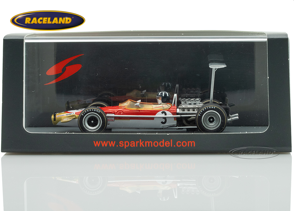Lotus 49B Cosworth V8 F1 Gold Leaf 2° GP Deutschland Weltmeister 1968