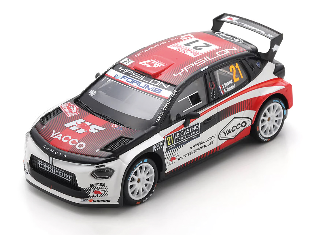 Lancia Ypsilon Rally2 HF Integrale 18° Rallye Monte Carlo 2026