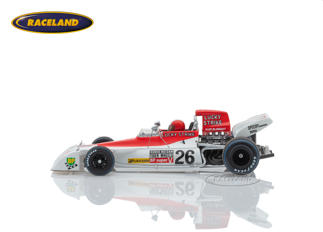 Tyrrell 004 Cosworth V8 F1 Blignaut Lucky Strike GP Südafrika Kyalami 1973