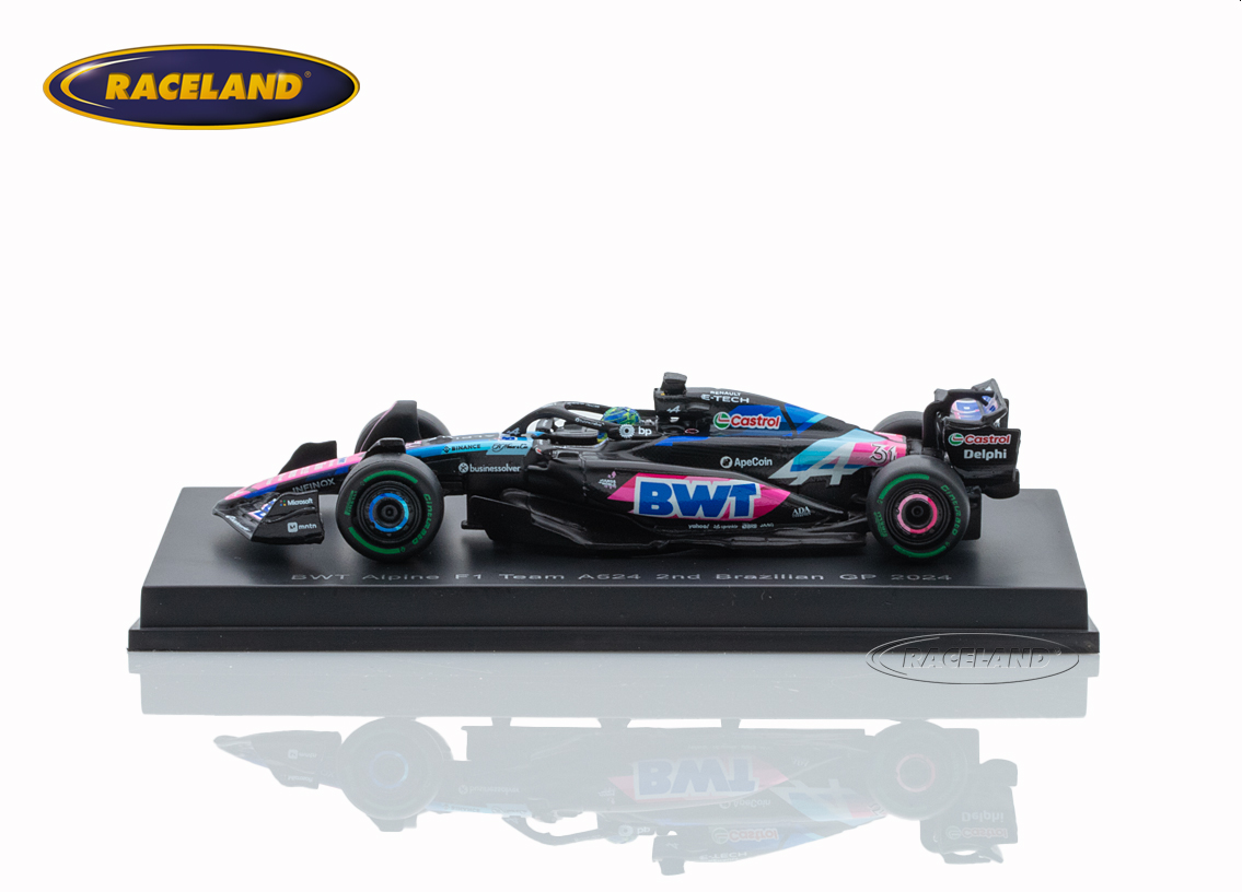 Alpine A524 Renault F1 BWT 2° GP Brasilien 2024