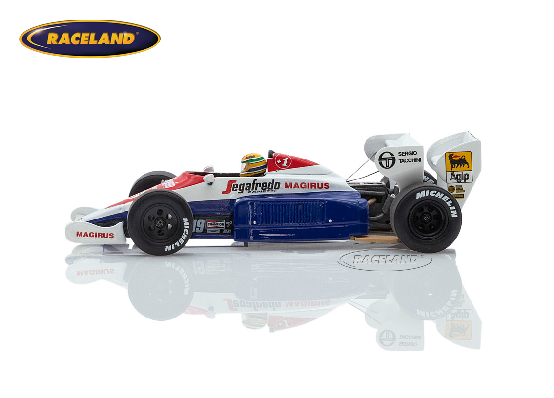 Toleman TG184 Hart Turbo F1 Segafredo 3° GP England Brands Hatch 1984