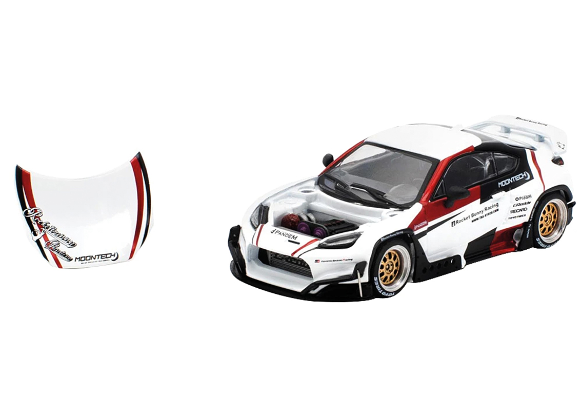 Toyota Pandem GR86 Moontech - weiss/rot