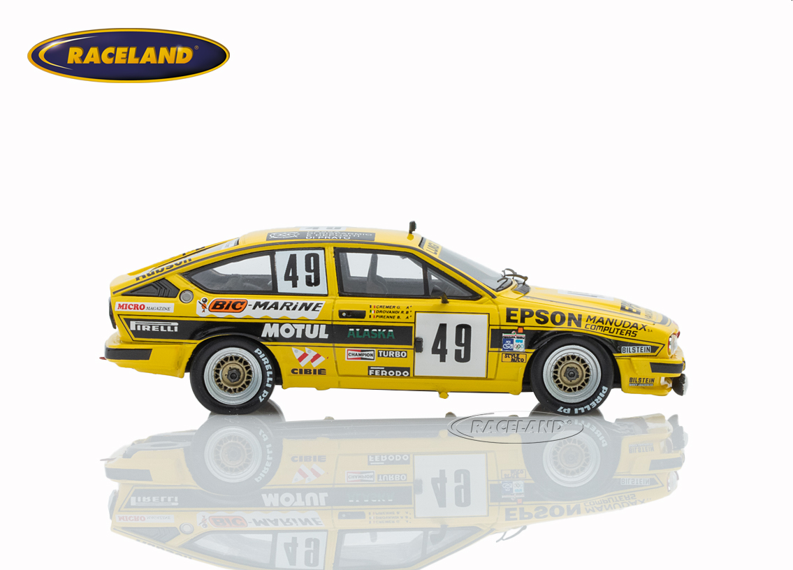 Alfa Romeo Alfetta GTV6 Luigi Racing 24H Spa 1984