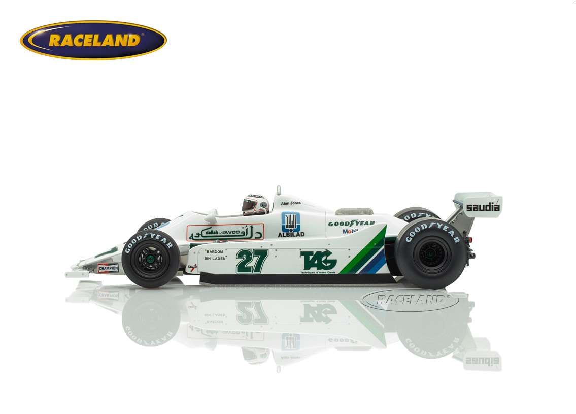 Williams FW07 Cosworth V8 F1 Saudia Sieger GP Holland Zandvoort 1979