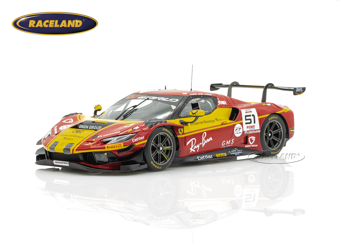 Ferrari 296 GT3 AF Corse Francorchamps Motors 3° 24H Spa 2025