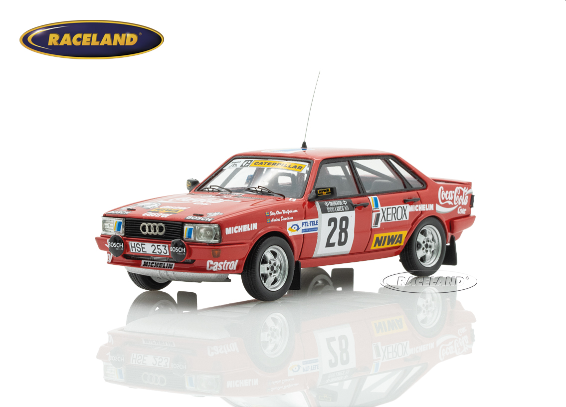 Audi 80 Quattro 8° 1000 Seen Rallye 1989