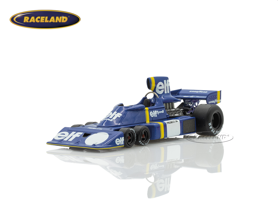 Tyrrell P34 Cosworth V8 elf Team Tyrrell F1 Präsentationsmodell 1975