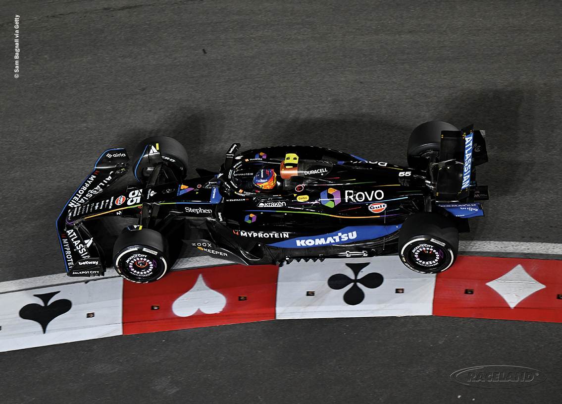 Williams FW47 Mercedes F1 Atlassian 5° GP Las Vegas 2025