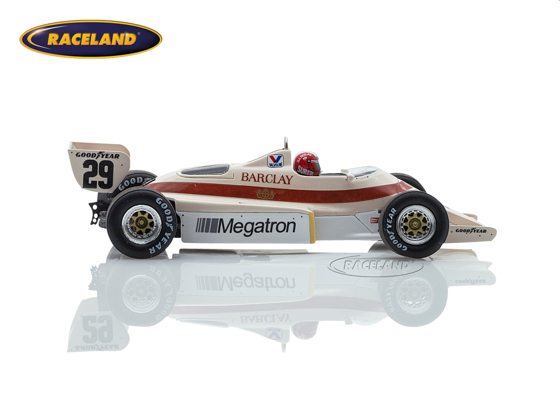 Arrows A6 Cosworth V8 F1 Barclay 11° GP USA Ost Detroit 1983