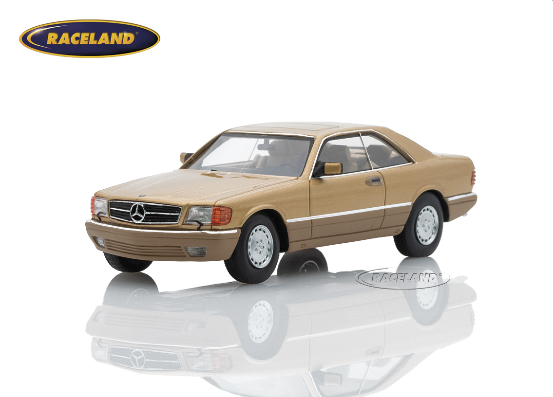 Mercedes-Benz 560 SEC 1989 - gold metallic