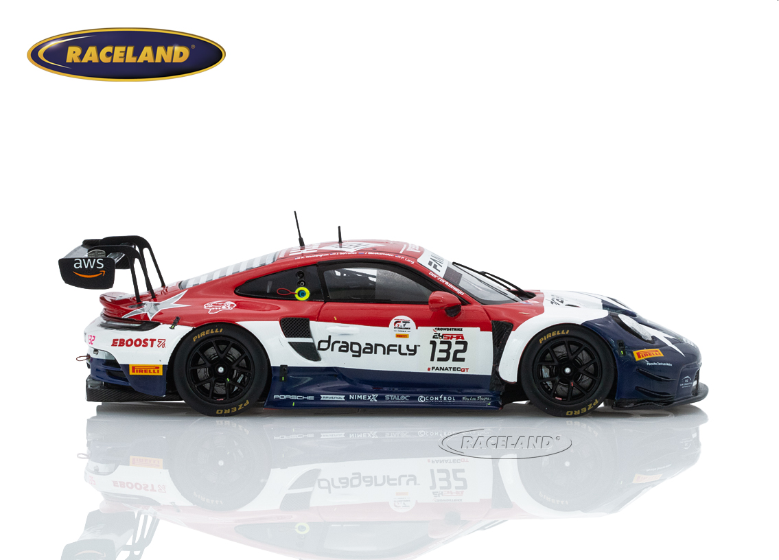 Porsche 911 GT3-R (992) Car Collection GMG Racing 24H Spa 2023