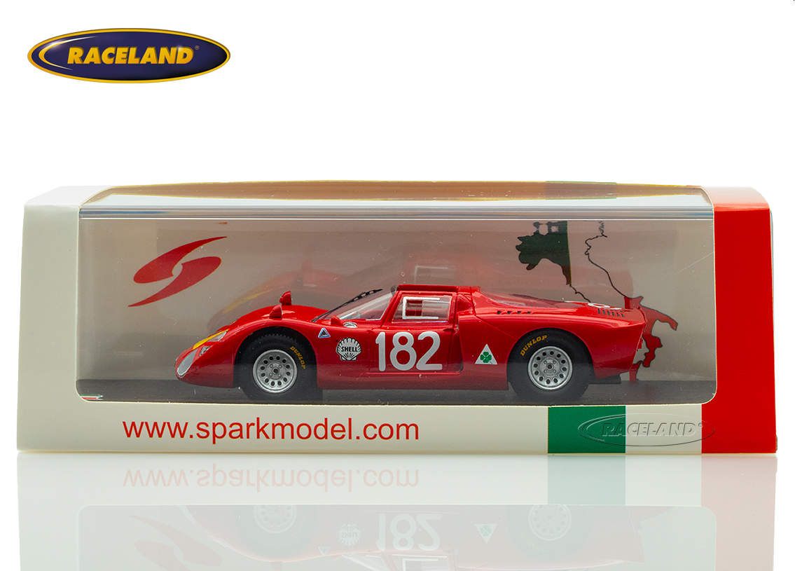 Alfa Romeo T33-2 Autodelta Spa 6° Targa Florio 1968