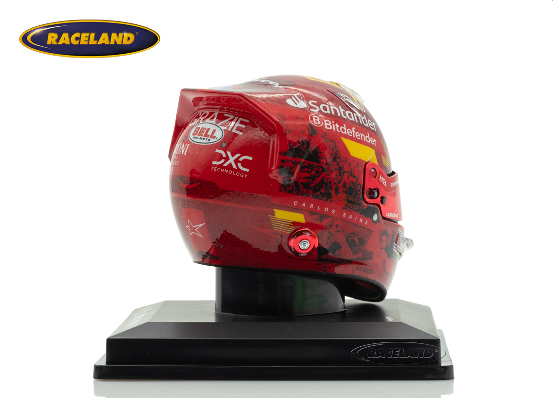Helm Scuderia Ferrari F1 2° GP Abu Dhabi 2024
