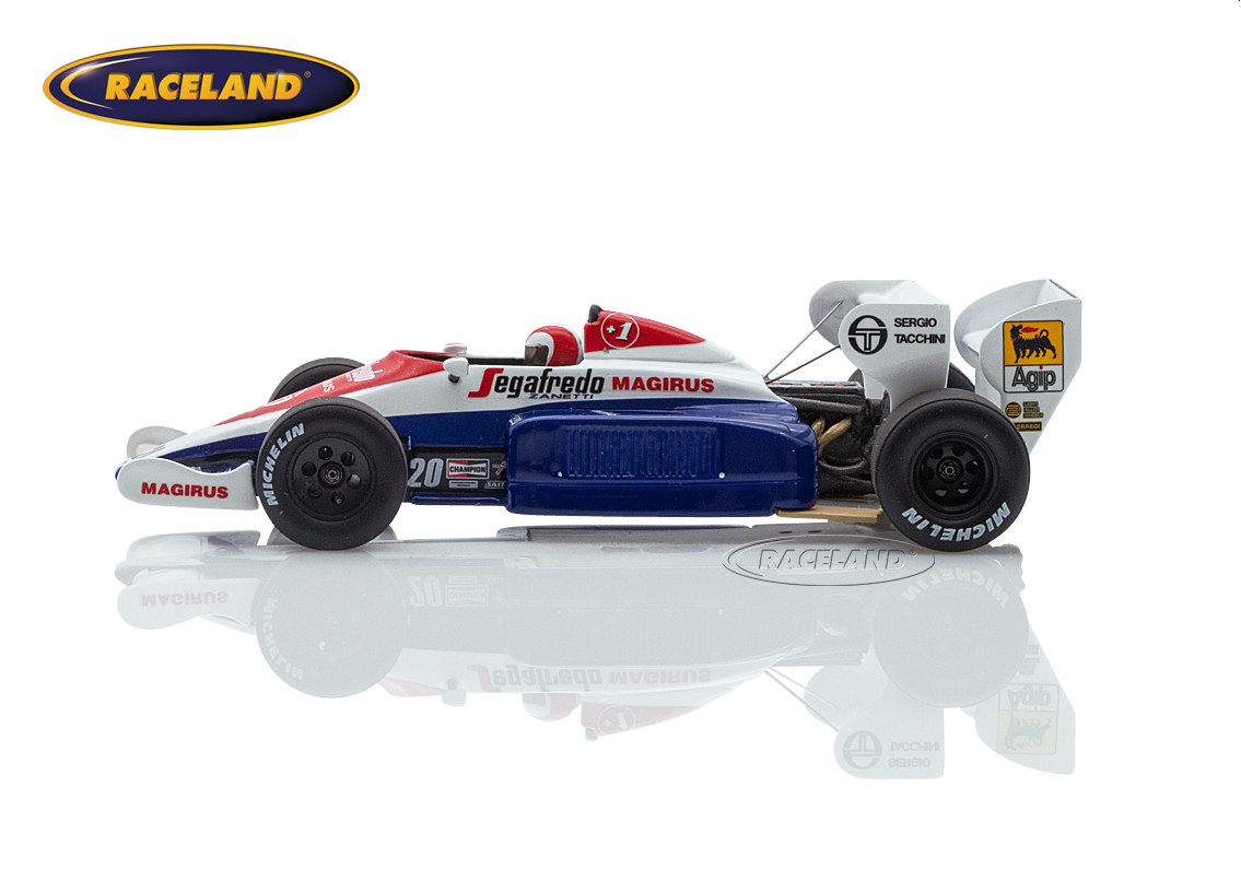 Toleman TG184 Hart Turbo F1 GP USA Ost Detroit 1984