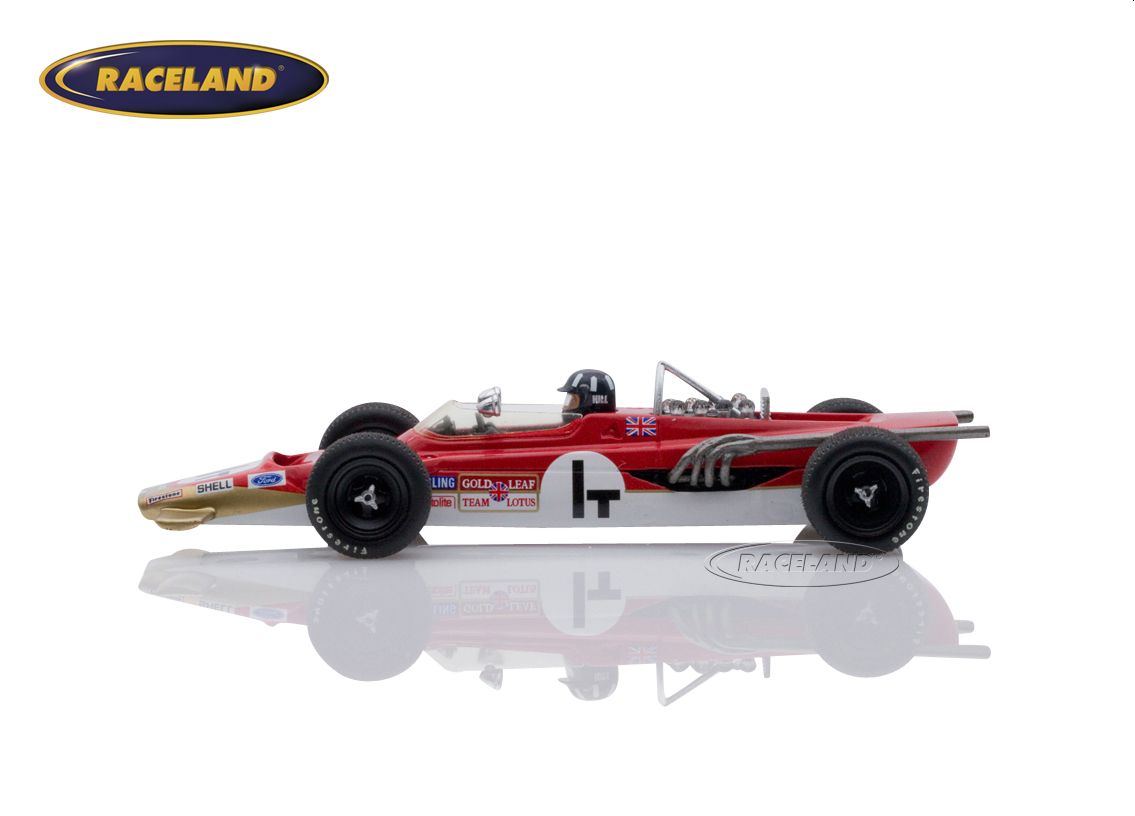 Lotus 63 Cosworth 4WD F1 Gold Leaf Training GP Holland Zandvoort 1969
