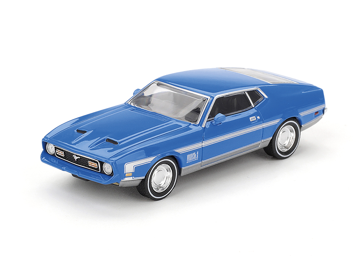 Ford Mustang Mach 1 Grabber 1971 - blau