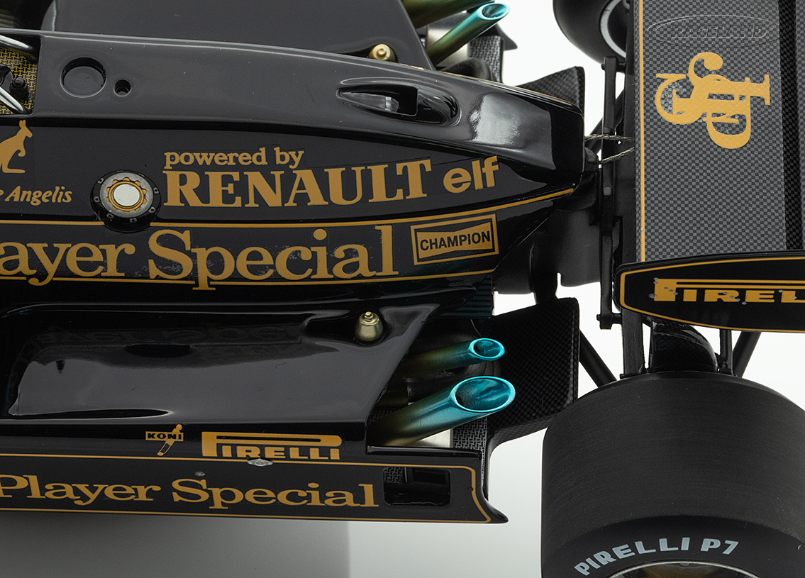 Lotus 93T Renault V6 Turbo F1 JPS John Player Special GP Monaco 1983