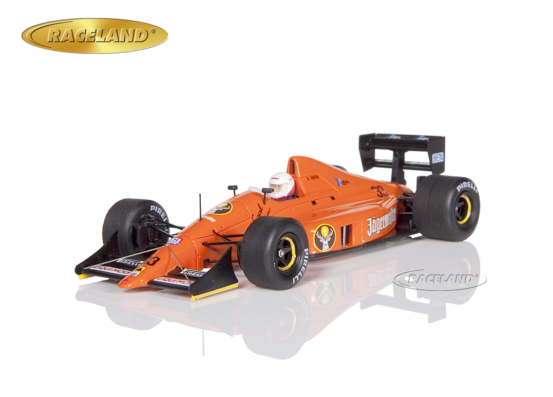Eurobrun ER189 Judd F1 Jägermeister GP Deutschland Hockenheim 1989