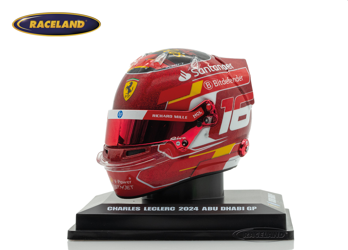 Helm Scuderia Ferrari F1 3° GP Abu Dhabi 2024