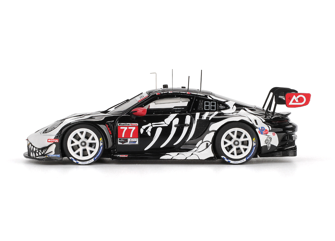 Porsche 911 GT3 R AO Racing Skeleton Rexy Petit Le Mans IMSA 2025