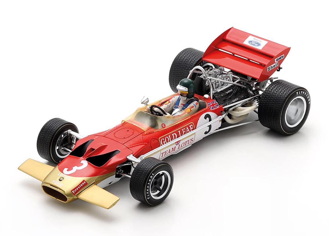 Lotus 49C Cosworth V8 F1 Gold Leaf Sieger GP Monaco Weltmeister 1970