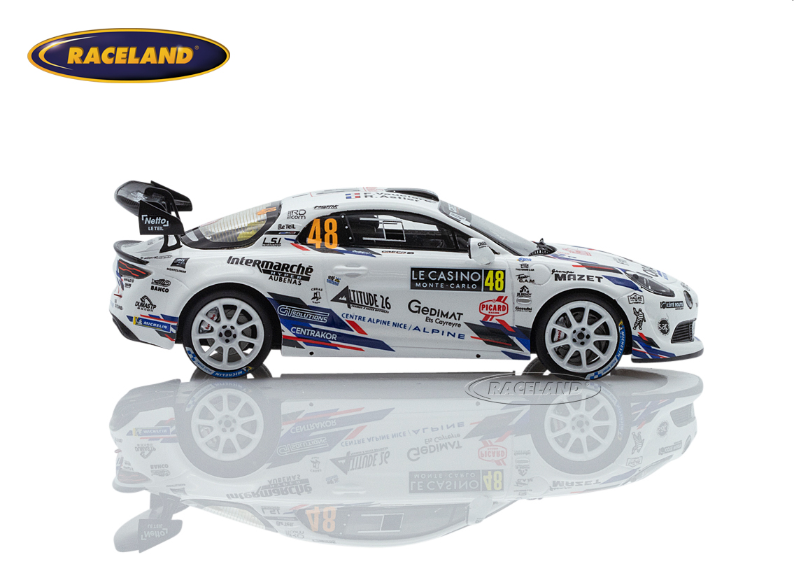 Alpine A110 Rally RGT Froment 15° Rallye Monte Carlo 2022 Sieger RGT
