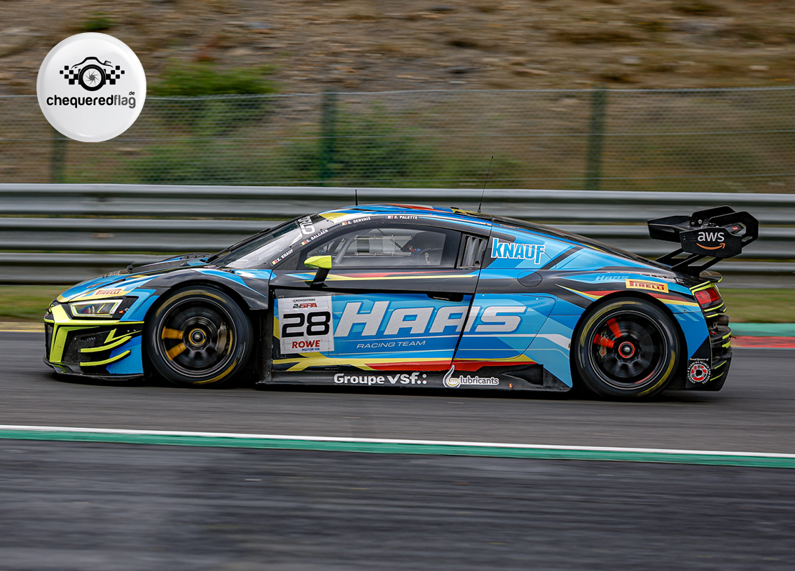 Audi R8 LMS GT3 EVO II Haas RT 44° 24H Spa 2025