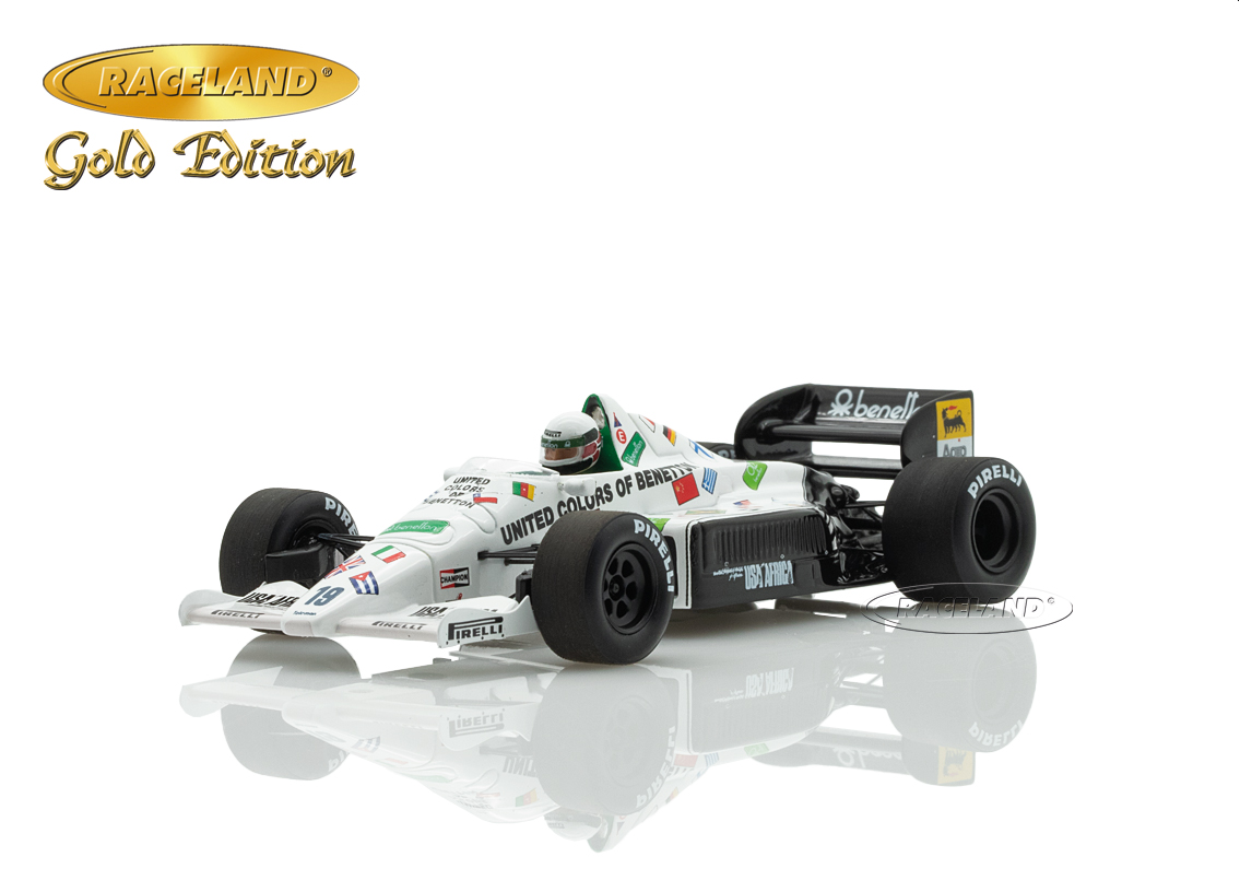 Toleman TG185 Hart Turbo F1 Benetton Pole Position GP Deutschland 1985