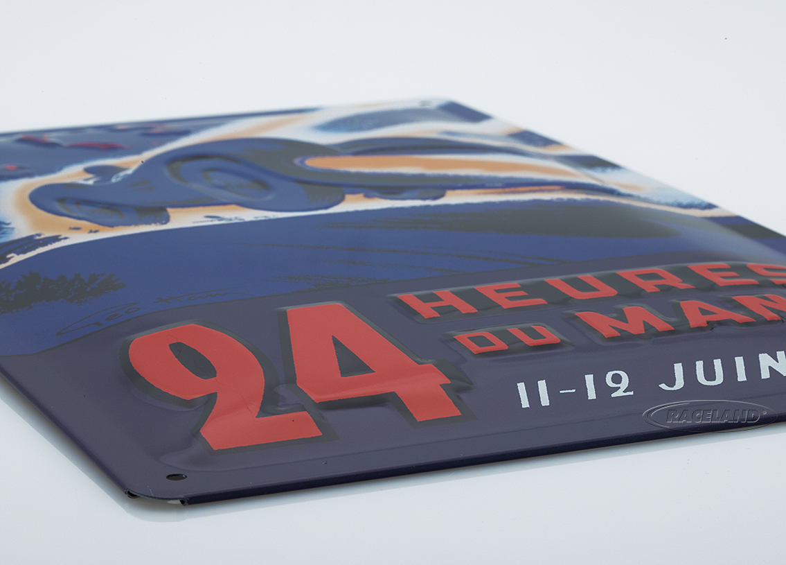 Blechschild 24h Le Mans Racing Night 20 x 30cm