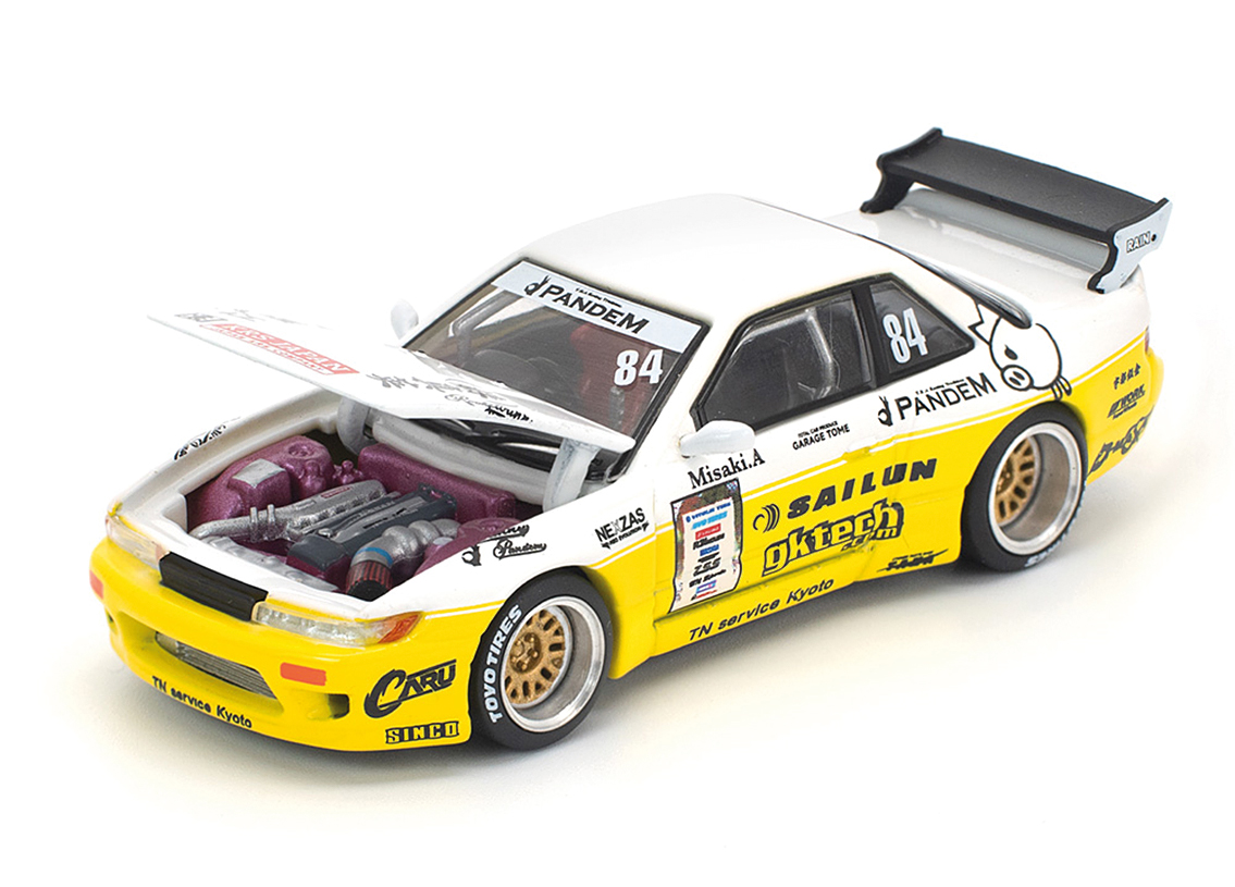 Nissan Silvia S13 Pandem D1 gelb - weiss