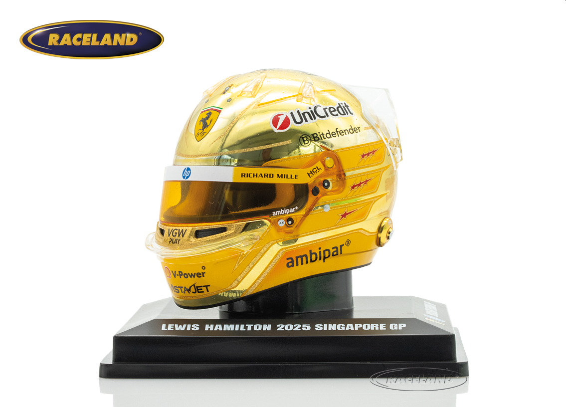 Helm Scuderia Ferrari F1 GP Singapur 2025