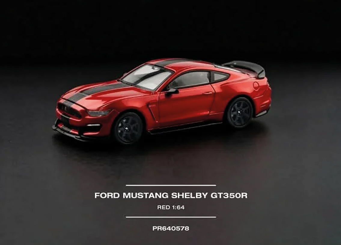 Ford Shelby Mustang GT350R race red