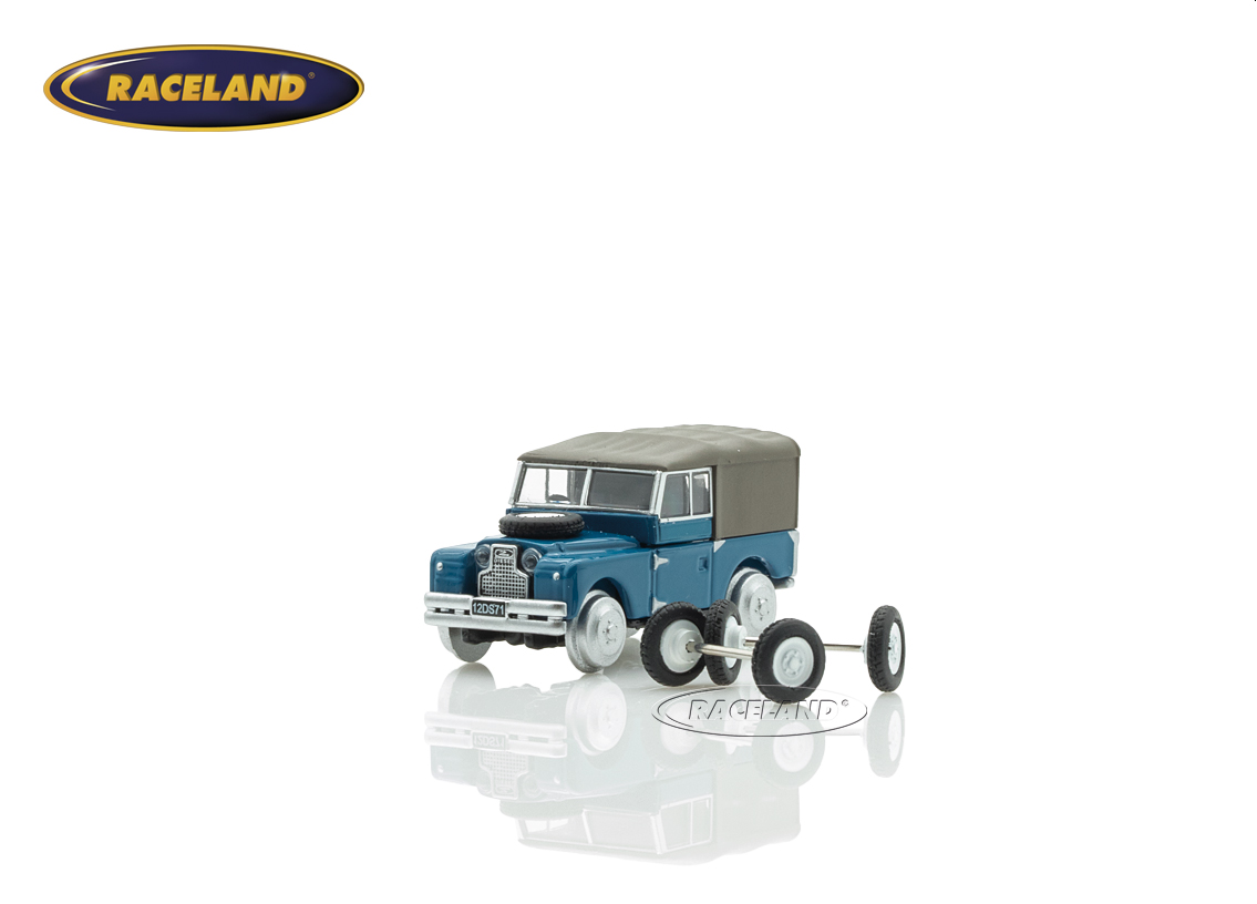 Land Rover railroad version 1955 - blau