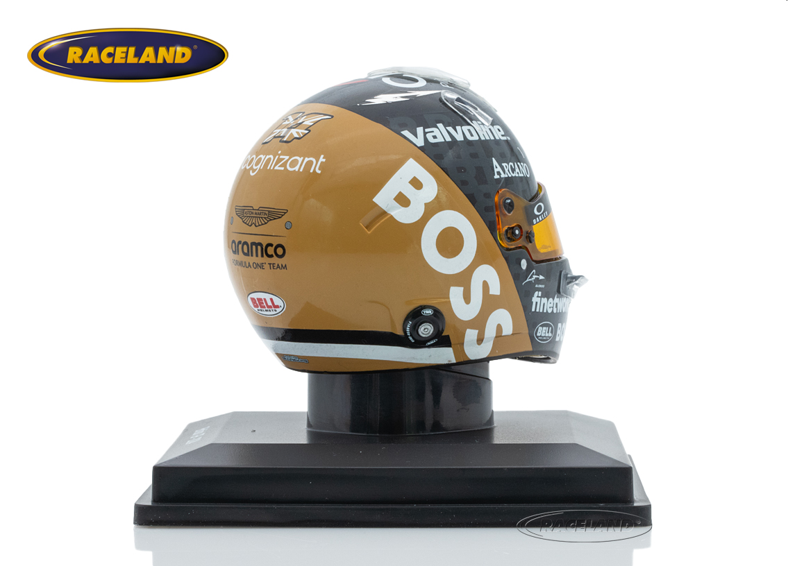 Helm Aston Martin Aramco F1 GP England 2024