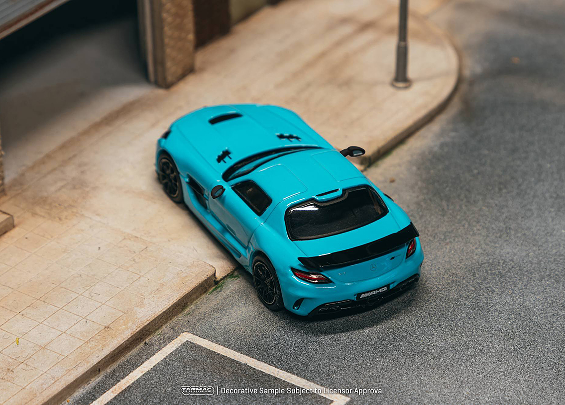 Mercedes SLS Black Series 2012 - matt blau