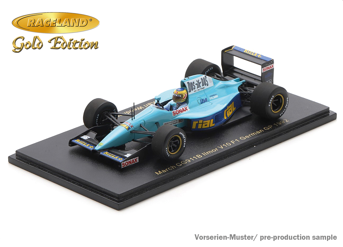 March CG911B Ilmor V10 Rial 16° GP Deutschland Hockenheim 1992