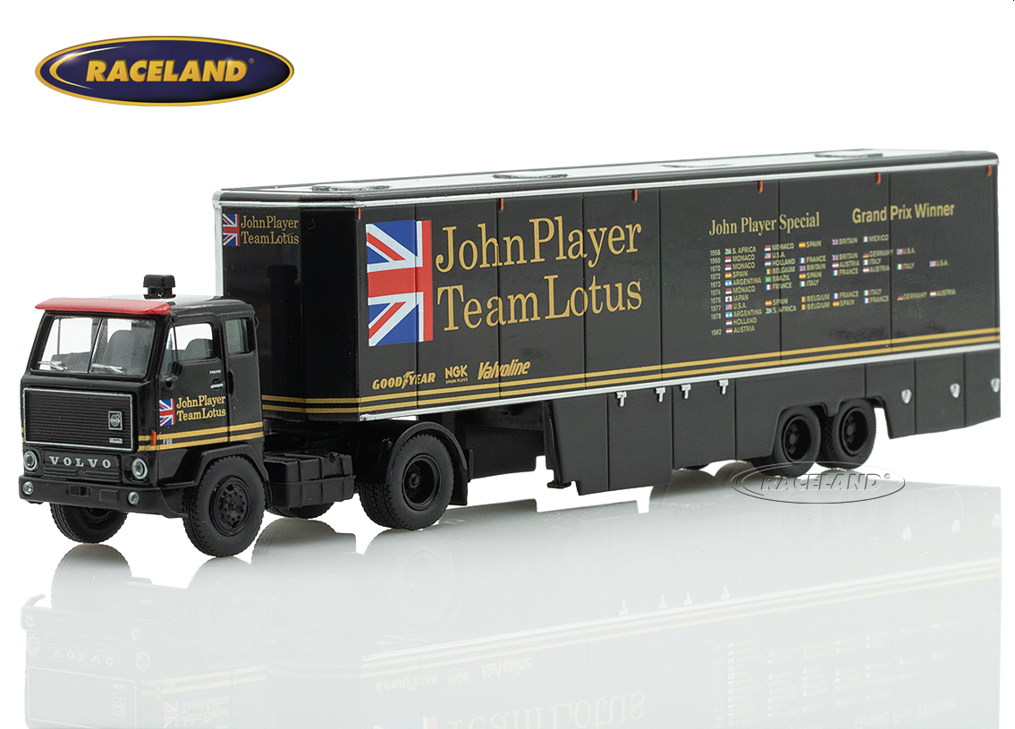 Volvo F 89 Renntransport-SZ John Player Team Lotus 1973