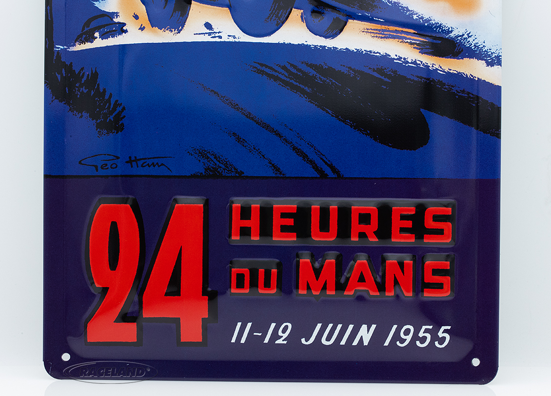 Blechschild 24h Le Mans Racing Night 20 x 30cm