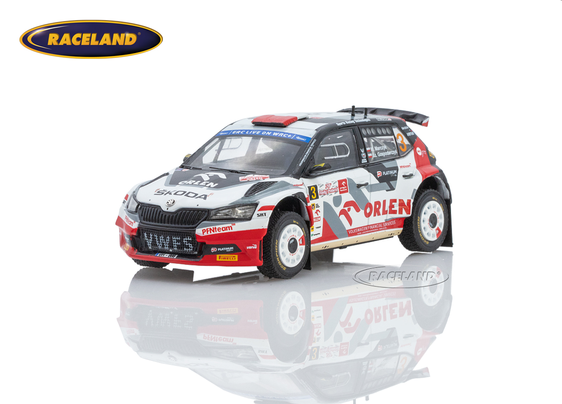 Skoda Fabia Rally2 evo Orlen Team Sieger Rallye Polen EM 2022