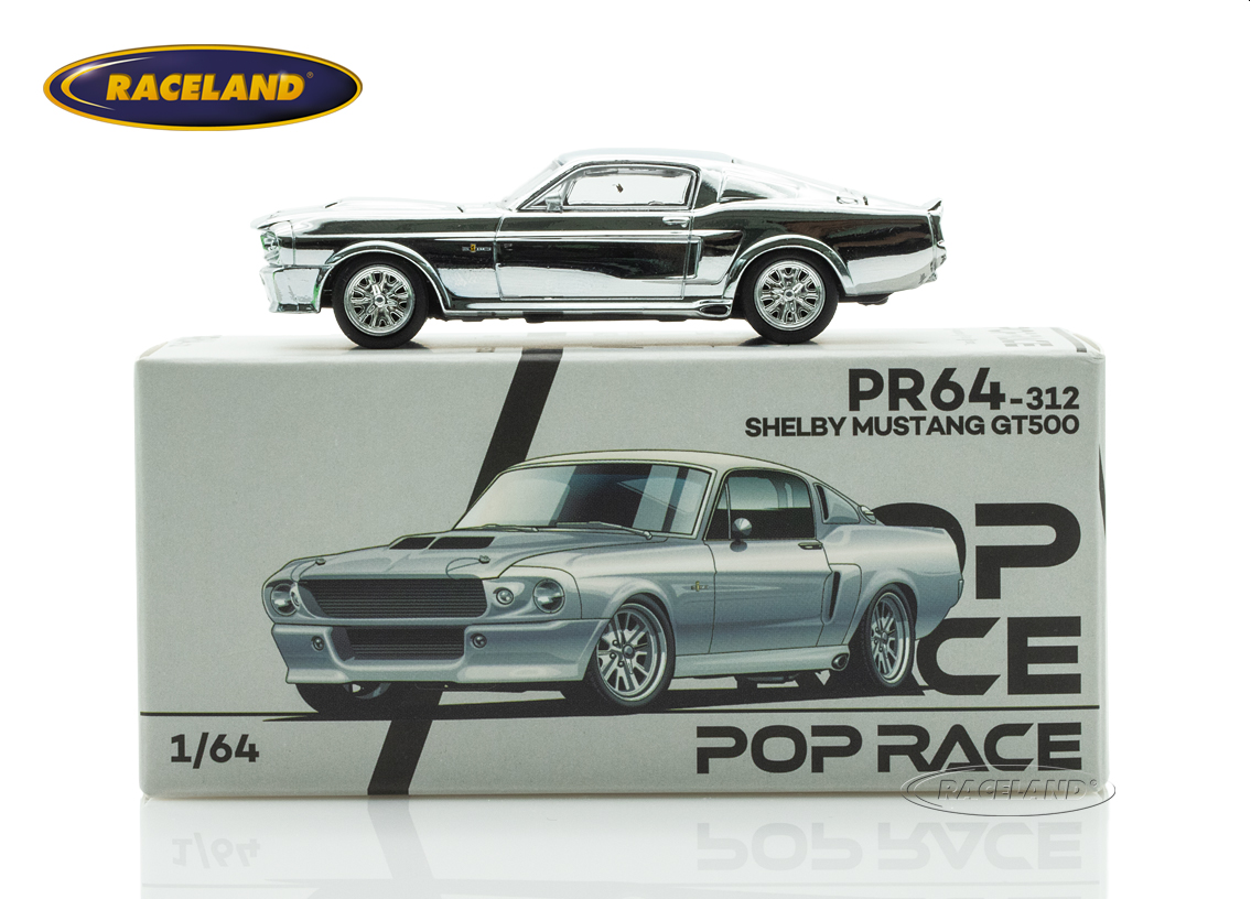 Ford Shelby Mustang GT500 - chrom silber