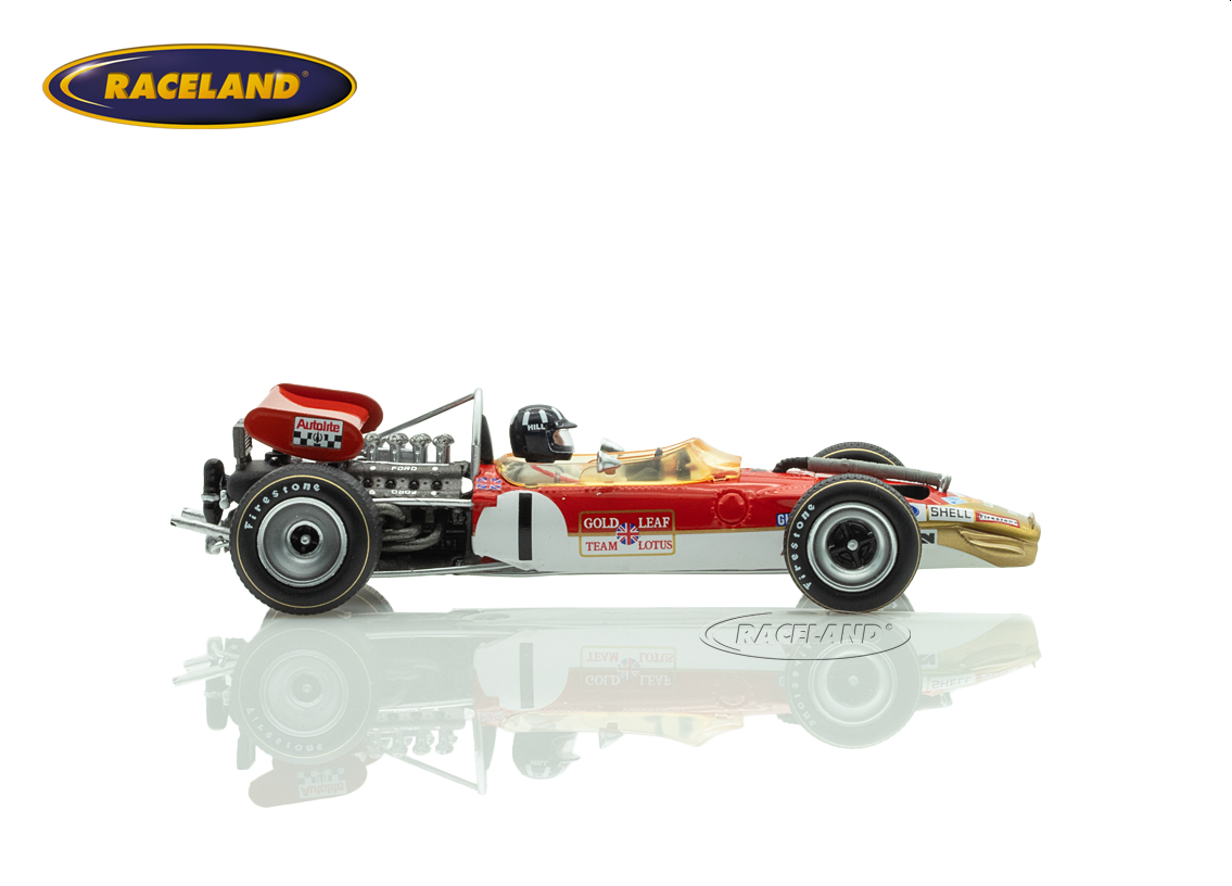 Lotus 49B Cosworth V8 F1 Gold Leaf 4° GP Deutschland Nürburgring 1969