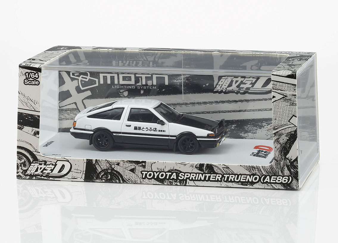 Toyota Sprinter Initial D 1995 Mit LED Scheinwerfern und Rückleuchten