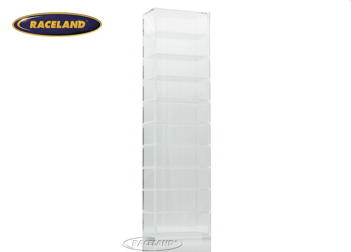 Turm-Vitrine für 10 Spark Modelle im Maßstab 1:43